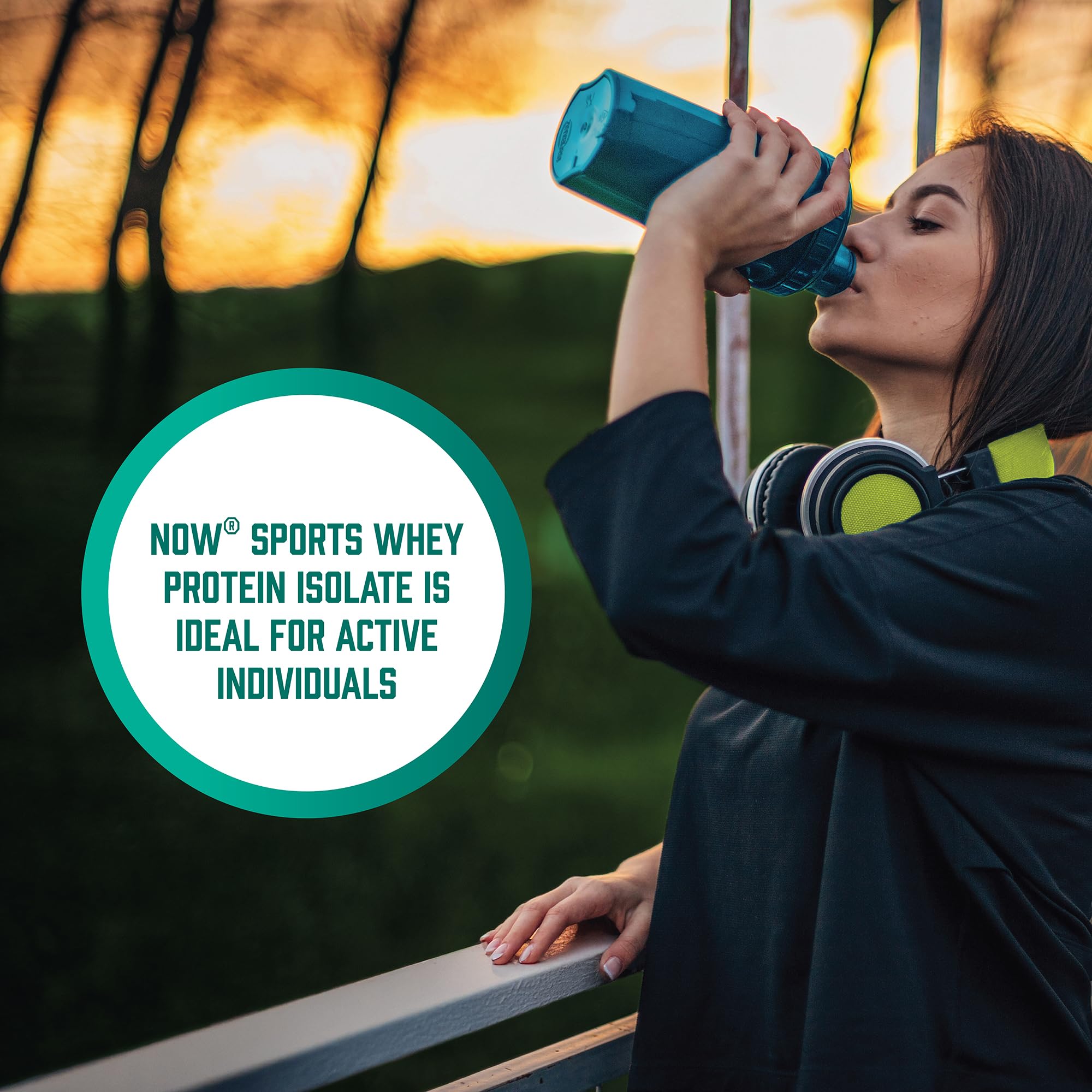 NOW Foods producto en bolsa dentro de gimnasio, ideal para atletas