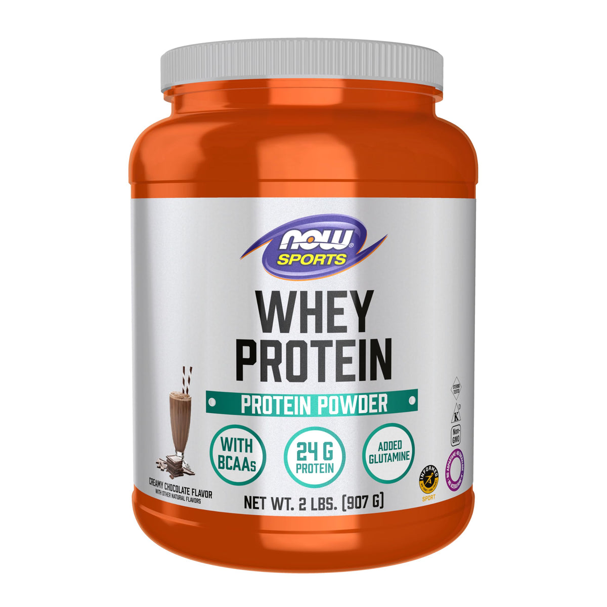 NOW Foods envase frontal mostrando 2 lb y beneficio claridad del producto