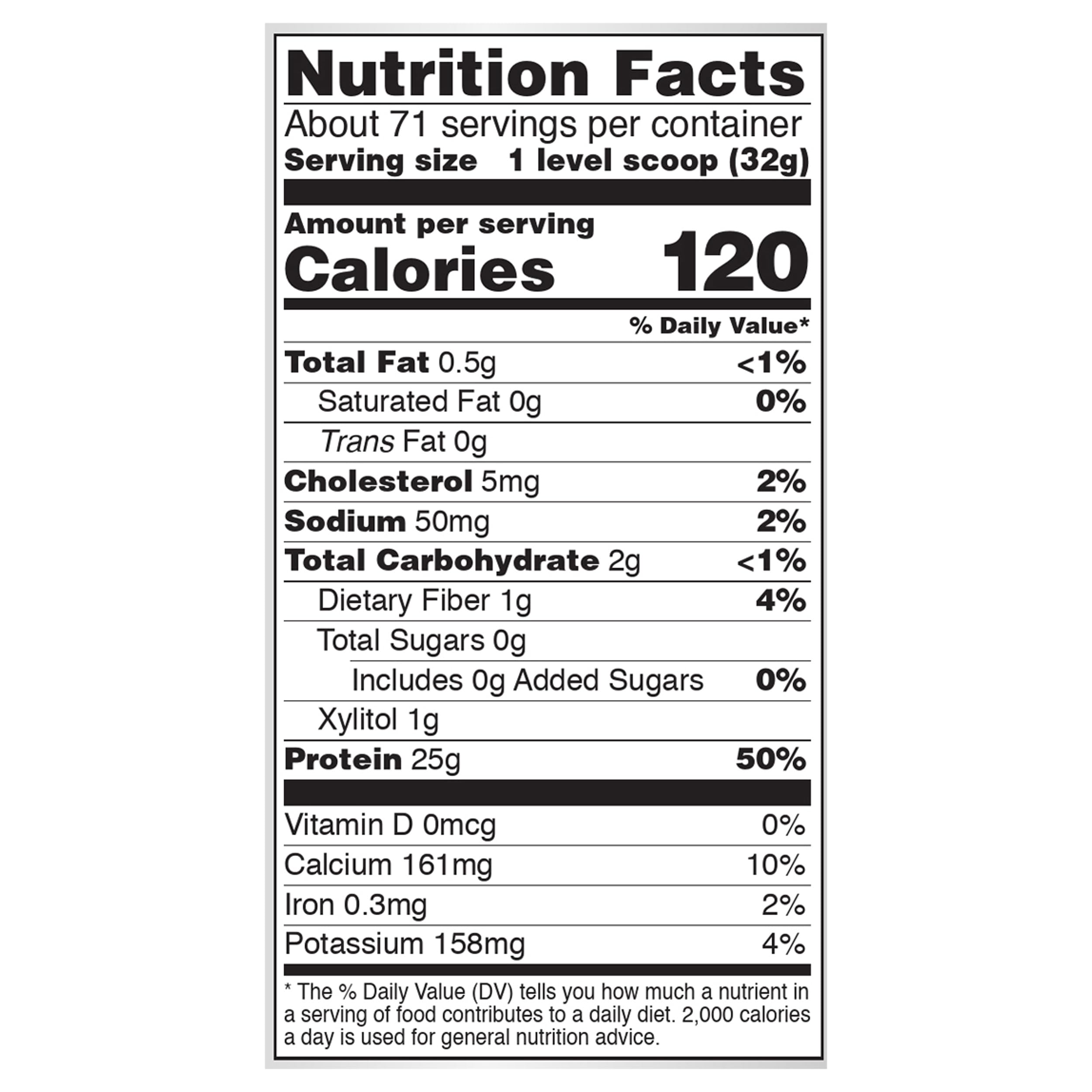 NOW Foods lista de ingredientes en primer plano para transparencia