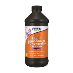 NOW Foods botella frontal con fórmula líquida para movilidad articular