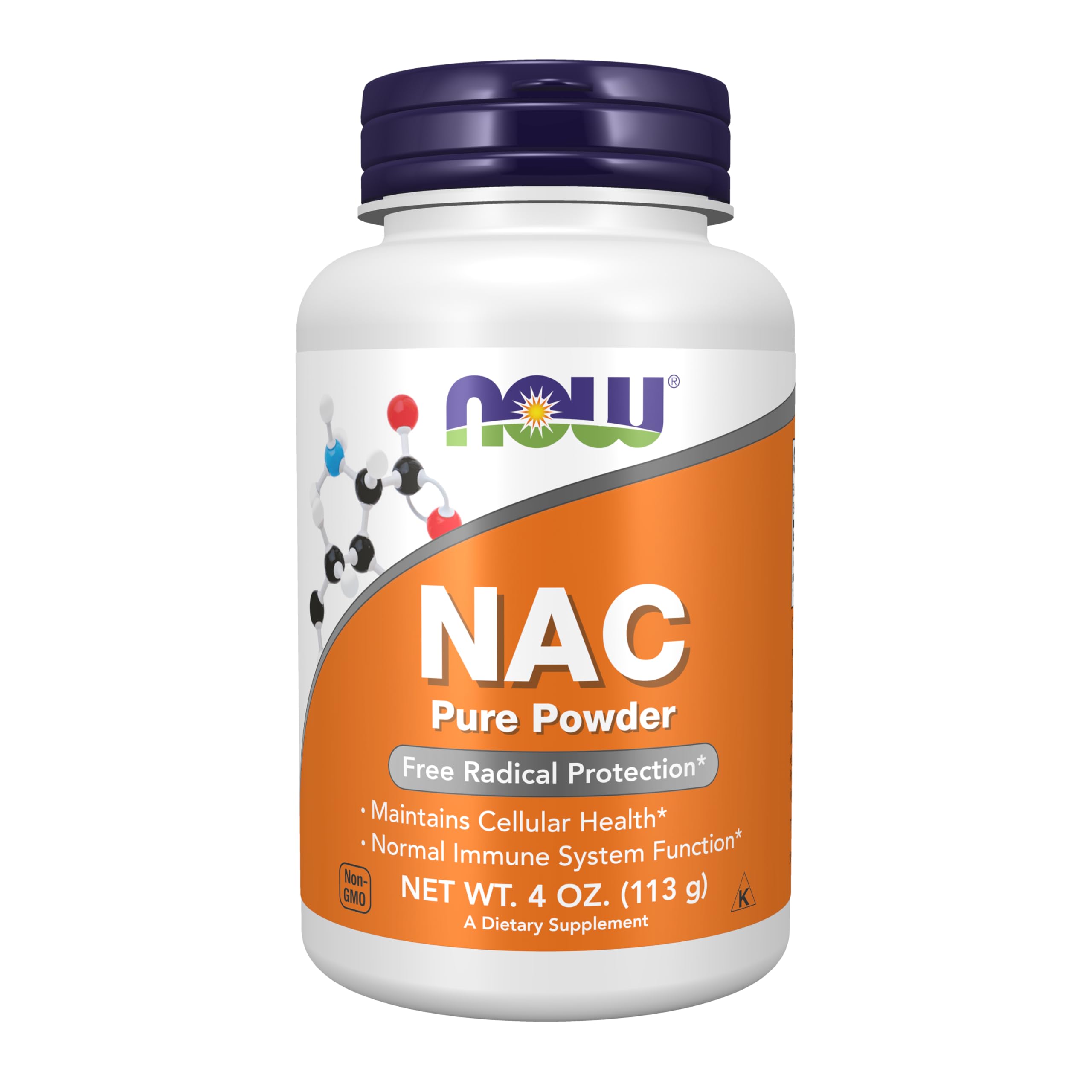 NOW Foods envase frontal del NAC 600 mg mostrando la marca y beneficios