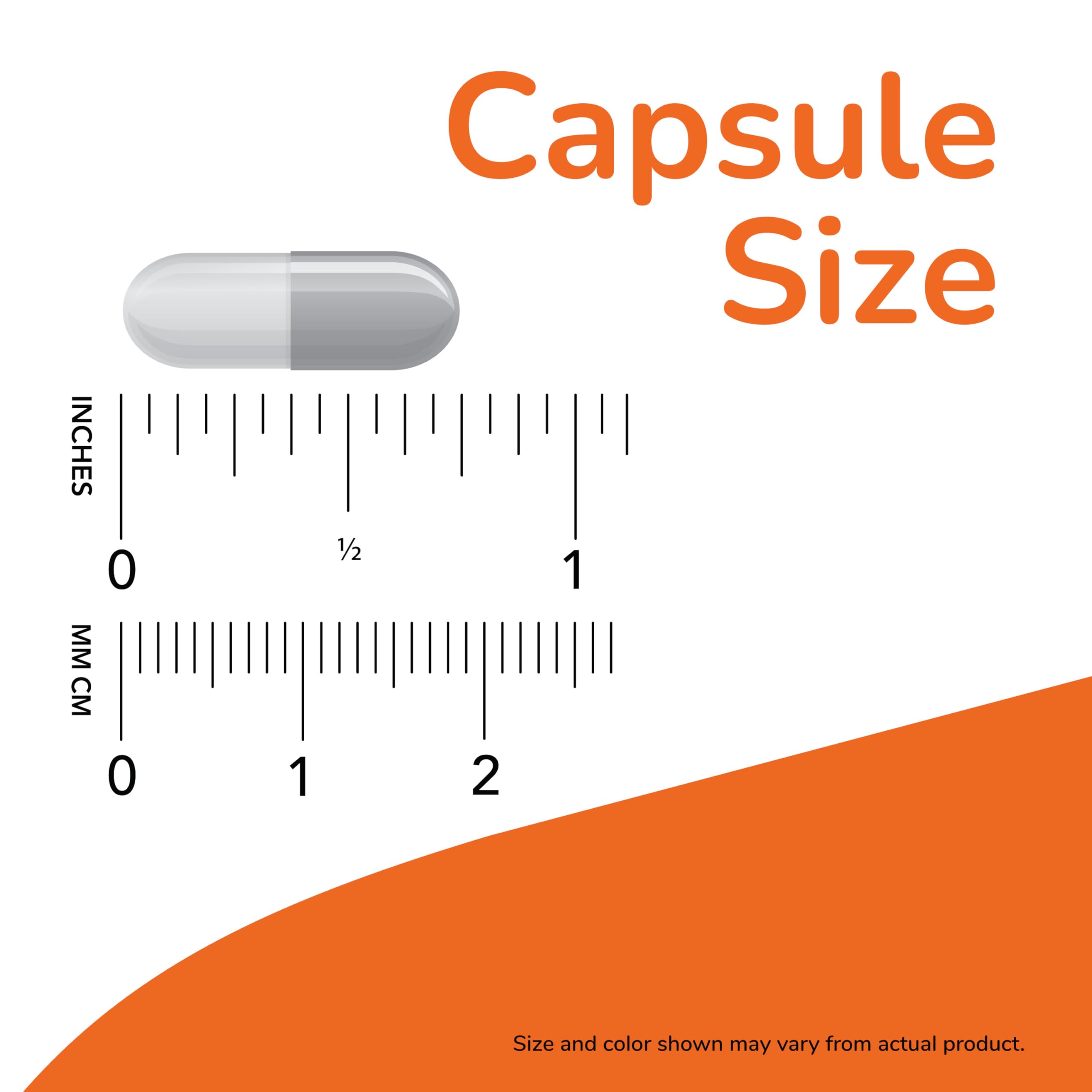 NOW bote abierto con 180 cápsulas visibles para suministro prolongado