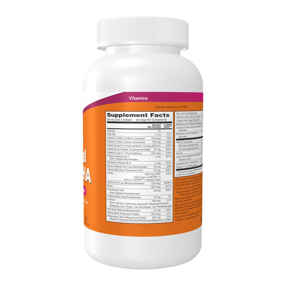 NOW Foods primer plano de softgel, textura y color que facilitan la ingesta