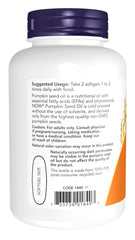 NOW gota de aceite de calabaza prensado en frío y pureza
