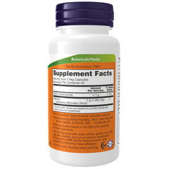 NOW Foods detalle de cápsula vegetal abierta mostrando contenido y fácil ingestión