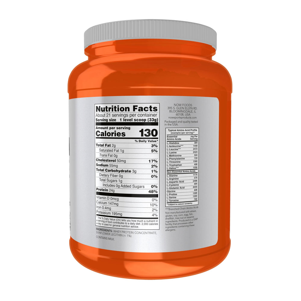 NOW Foods cucharada medidora con polvo, facilita dosificación precisa