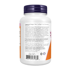 NOW Foods gota de aceite Omega-3 que ilustra concentración y beneficios
