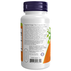 NOW Foods etiqueta con información de ingredientes y dosificación clara