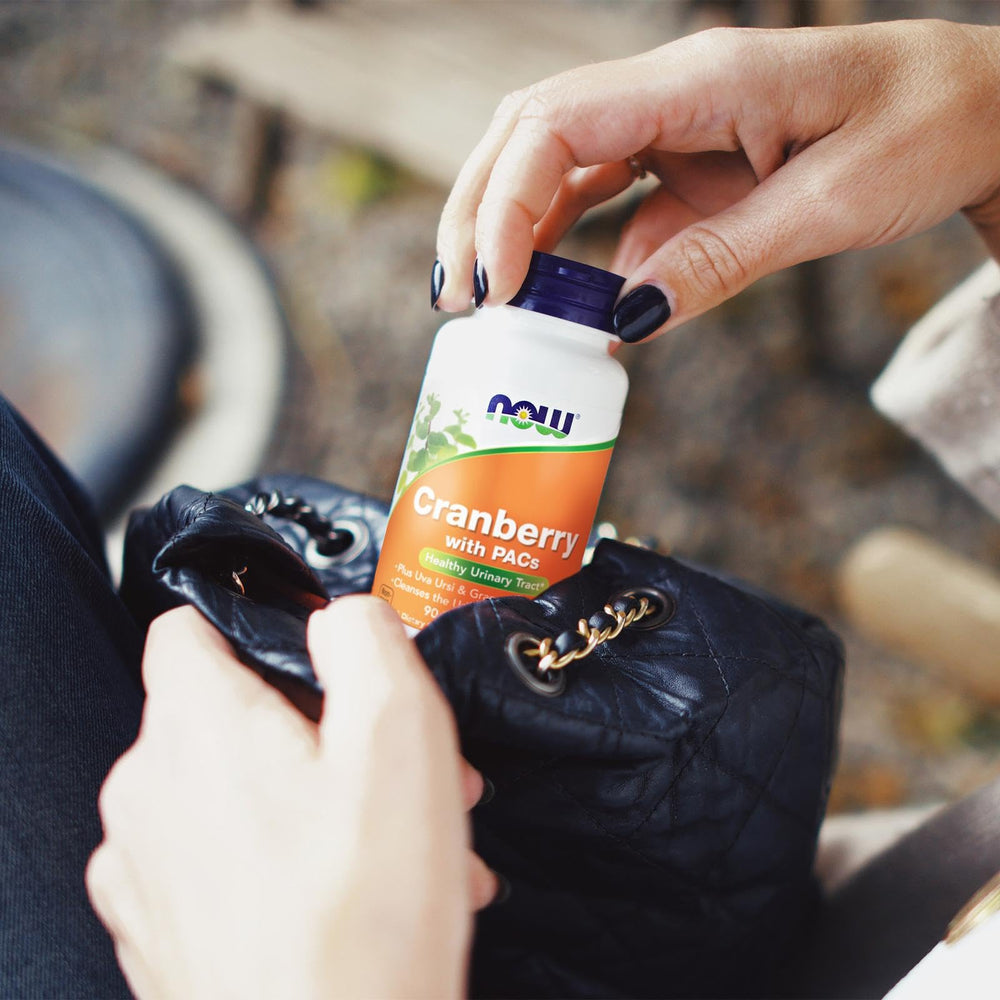 NOW Foods arándano, uva ursi y semillas de uva como ingredientes naturales