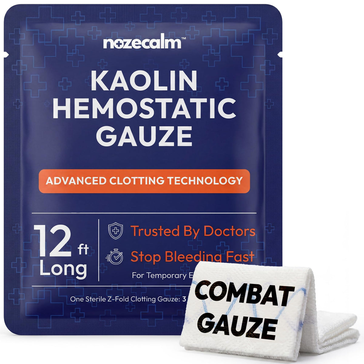 NozeCalm empaque frontal estéril mostrando la venta lista para kit