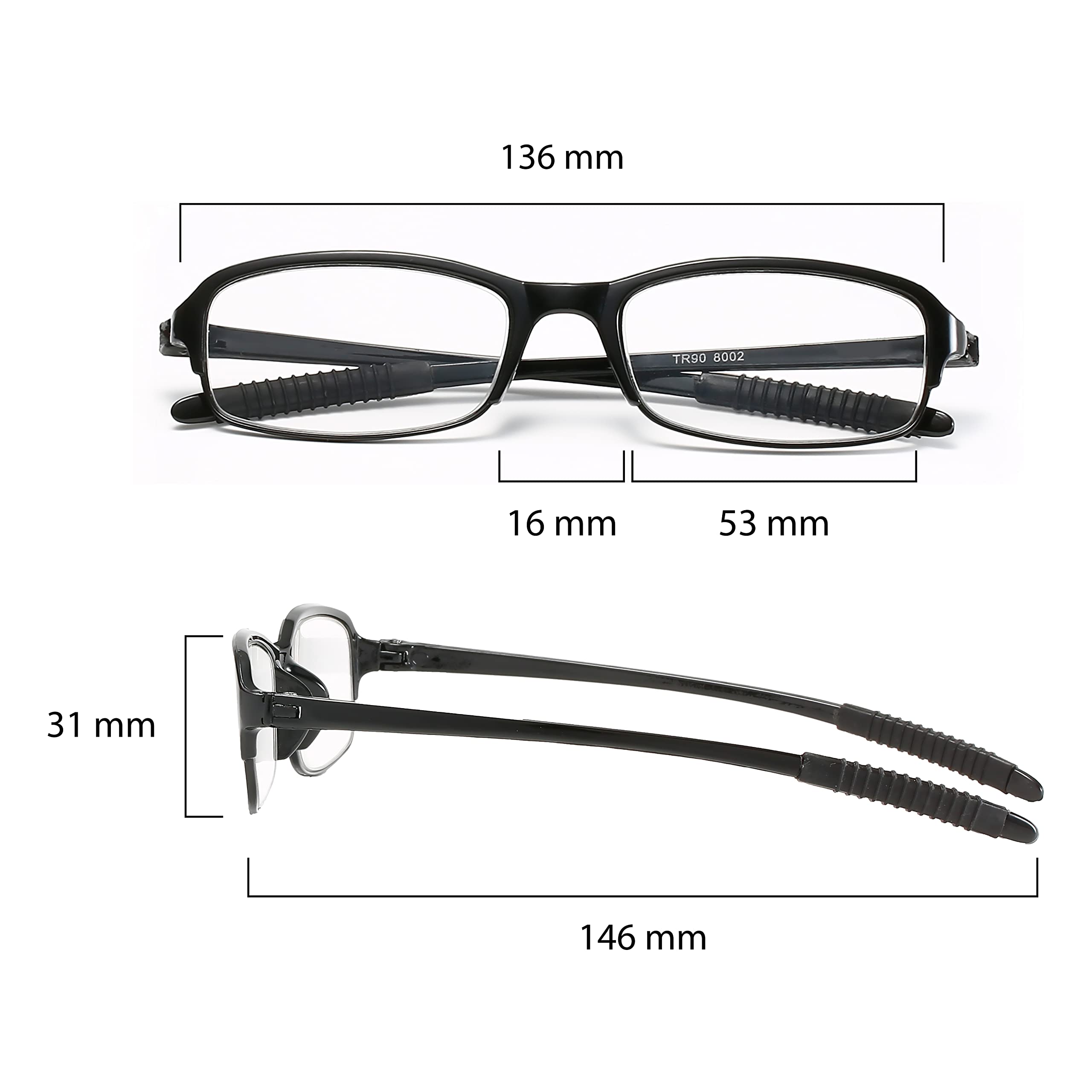 NRDIK gafas en uso leyendo, comodidad para largas sesiones