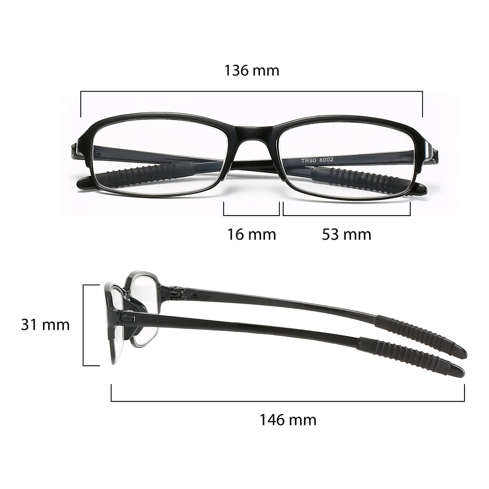 NRDIK gafas en uso leyendo, comodidad para largas sesiones