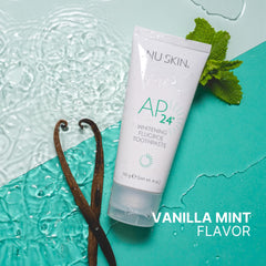 Nu Skin AP 24 en baño estilizado transmite frescura y confianza diaria