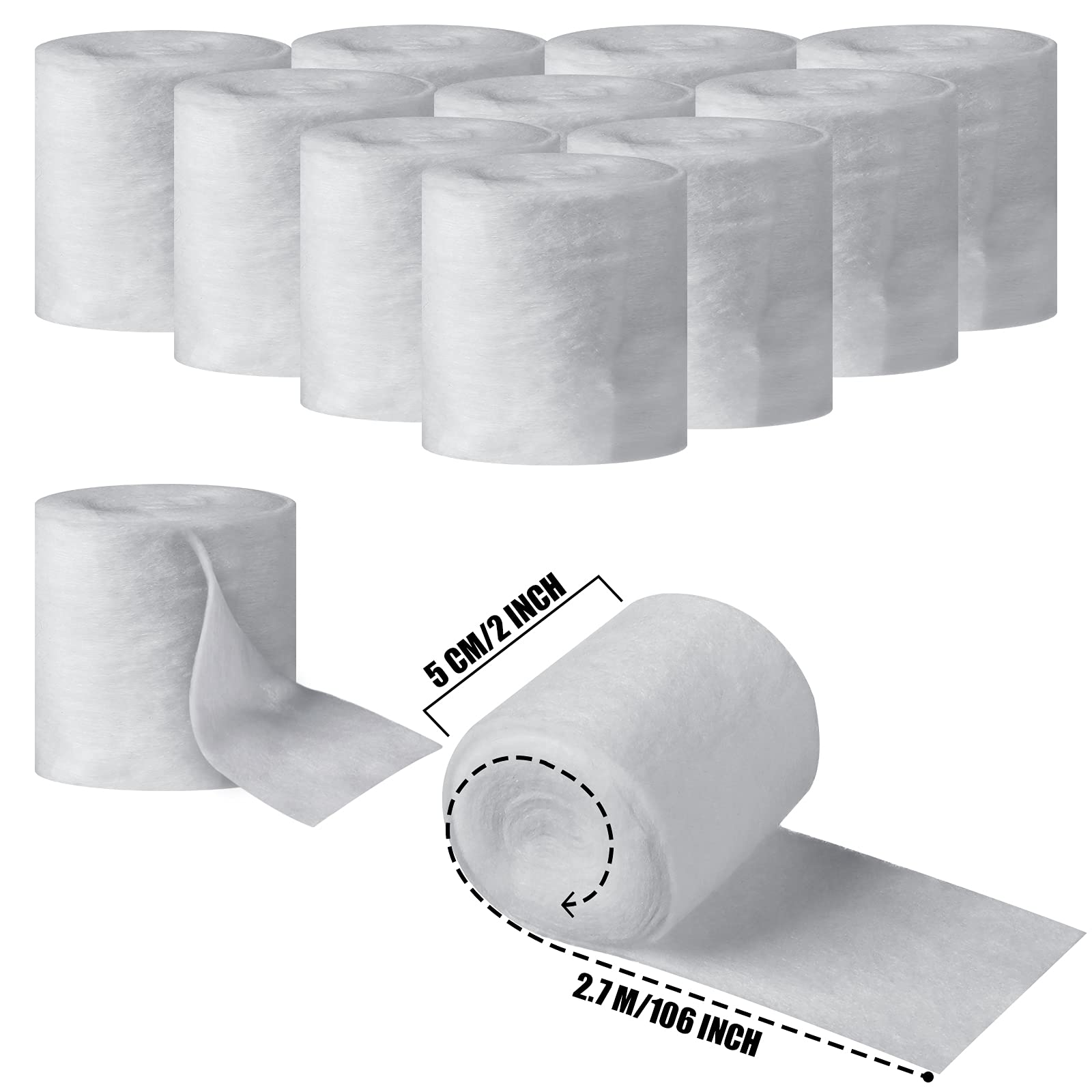 Nuanchu textura del rollo desplegado destaca suavidad y protección