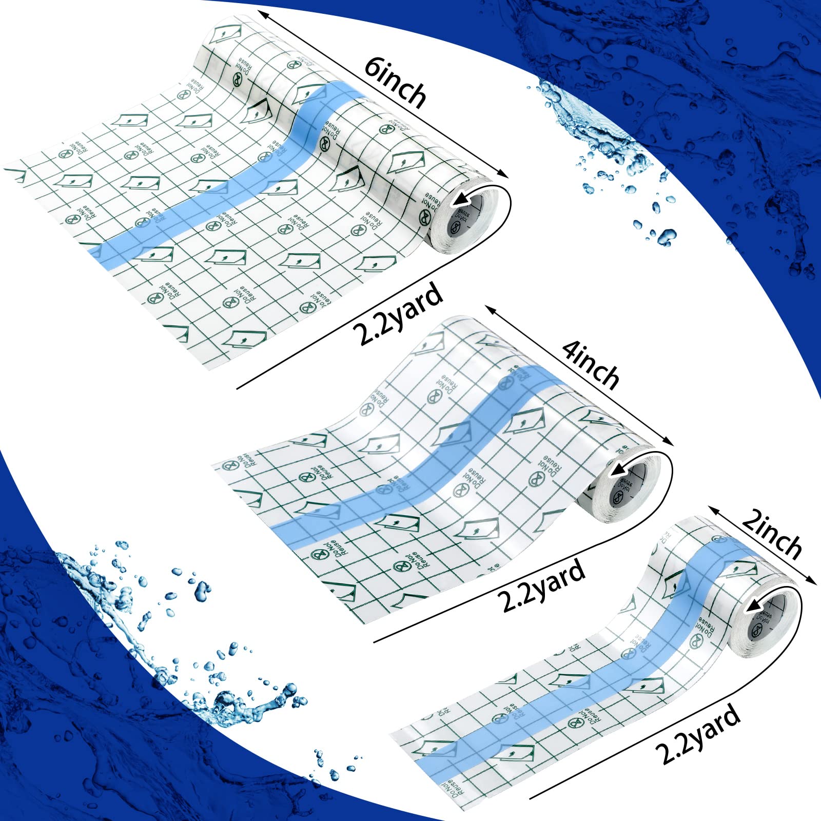 Nuanchu textura de la película transparente con elasticidad y confort