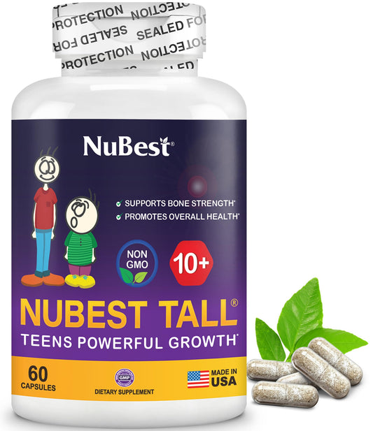 NuBest envase frontal mostrando etiqueta y beneficio óseo