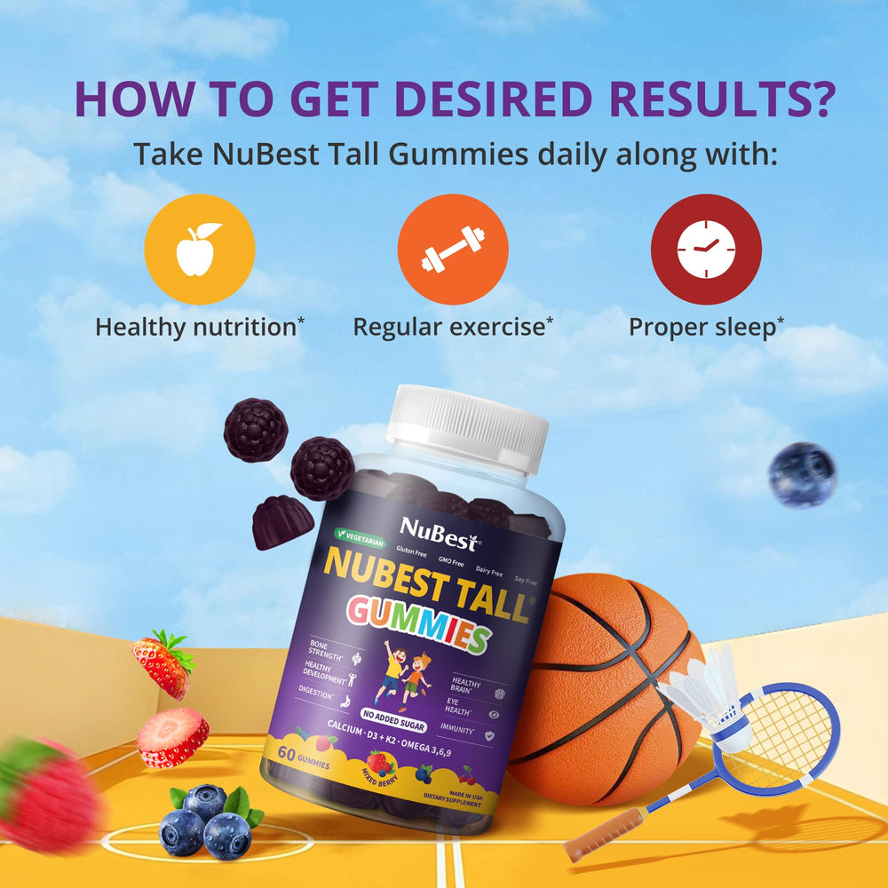 NuBest etiqueta nutricional legible con lista de 20 nutrientes