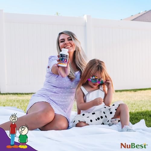 Etiqueta NuBest con lista de vitaminas y minerales clave