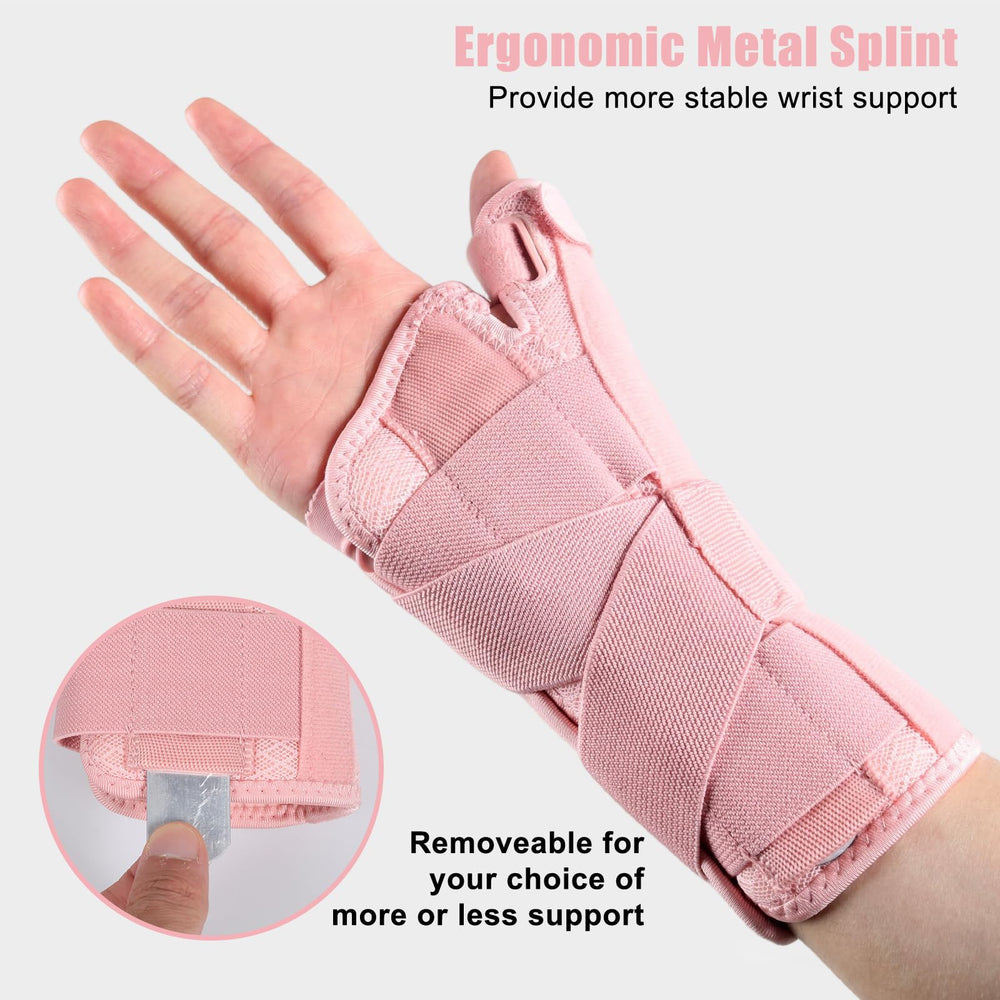 NuCamper primer plano del soporte de pulgar que ofrece fijación estable