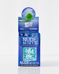 NUDE estuche compacto dentro de un bolso listo para el día