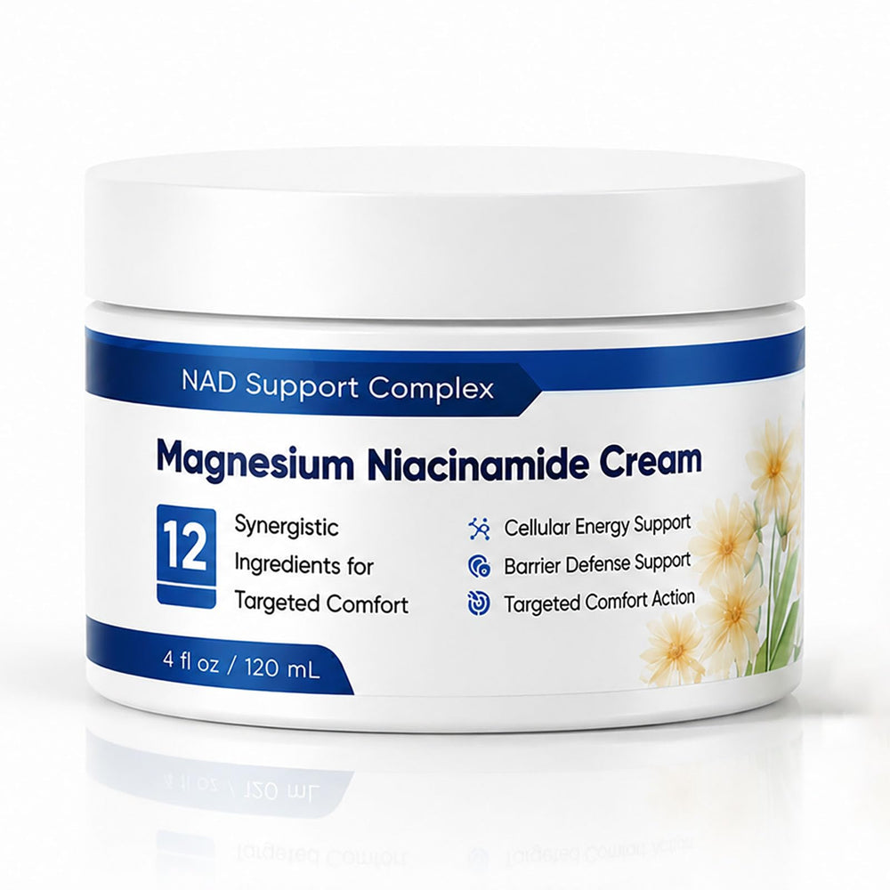 Envase frontal de NUEVIDA crema mostrando tamaño de 4 oz y un diseño claro para aplicación rápida