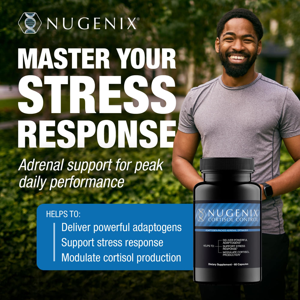 Nugenix frasco abierto con cápsulas visibles, facilita la dosificación diaria