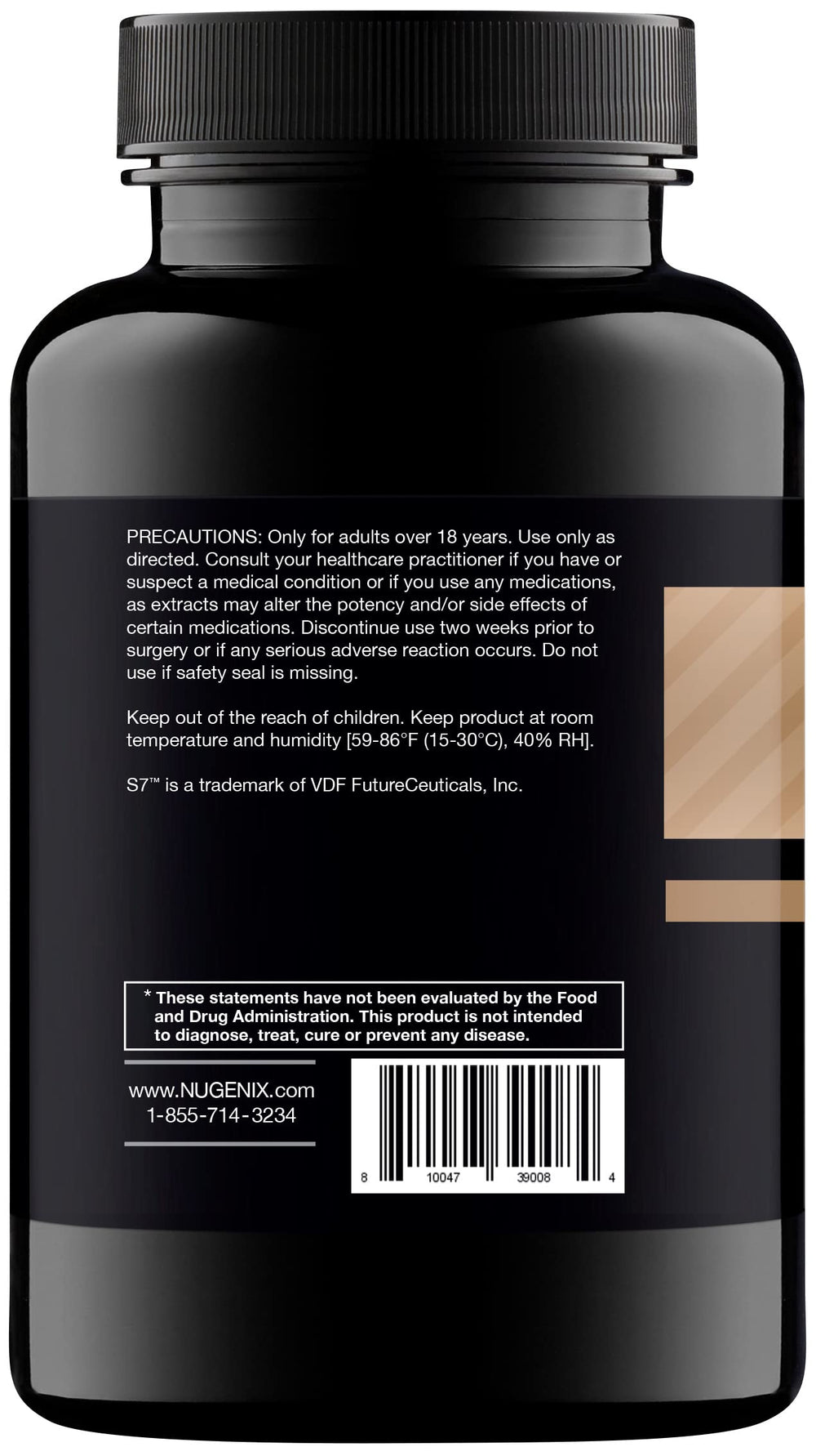 Nugenix cápsulas y extractos vegetales que representan ingredientes naturales