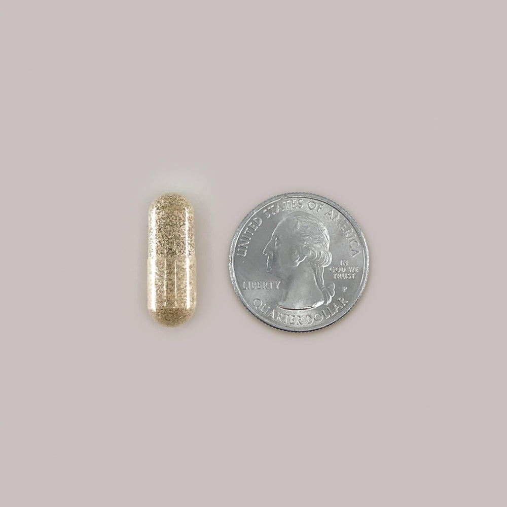 Frasco Nugenix DIM en mano para comparar tamaño y cantidad