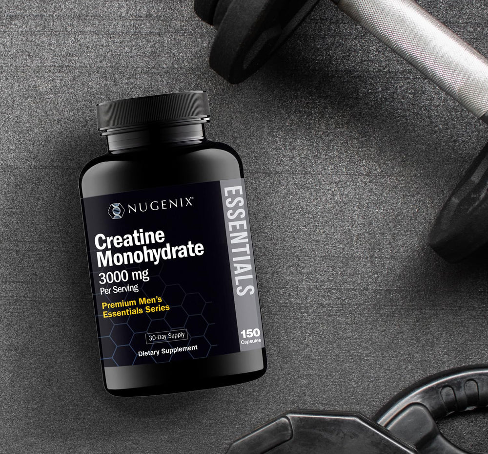 Nugenix etiqueta con lista de ingredientes y garantía de fabricación