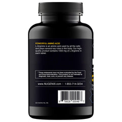 Nugenix etiqueta con ingredientes y sin rellenos dañinos