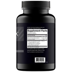Etiqueta Nugenix con lista de ingredientes y compromiso de calidad