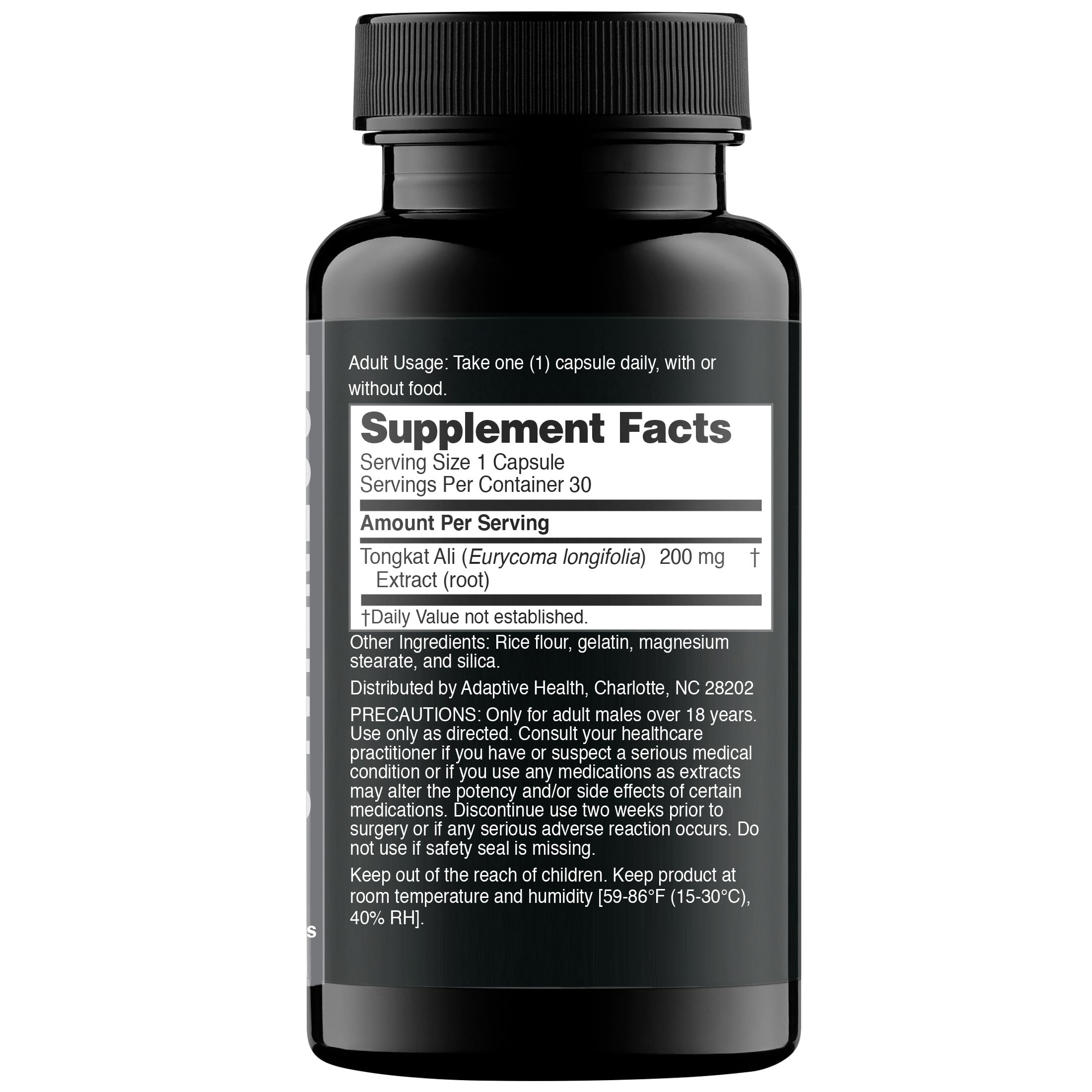 Nugenix Longjack raíz de Tongkat Ali mostrando origen vegetal