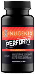 Nugenix frasco frontal que muestra etiqueta y beneficio de vitalidad
