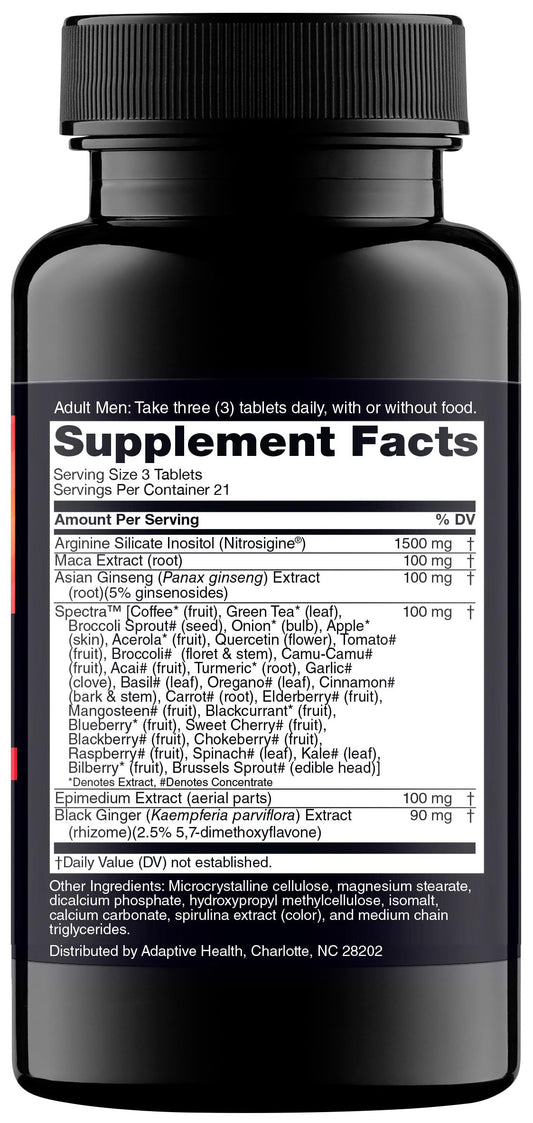 Nugenix cápsula en primer plano mostrando textura y concentración
