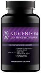 Nugenix PM ZMA vista frontal del envase mostrando presentación y beneficios