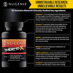 Nugenix Thermo-X cápsulas en primer plano que resaltan pureza y calidad