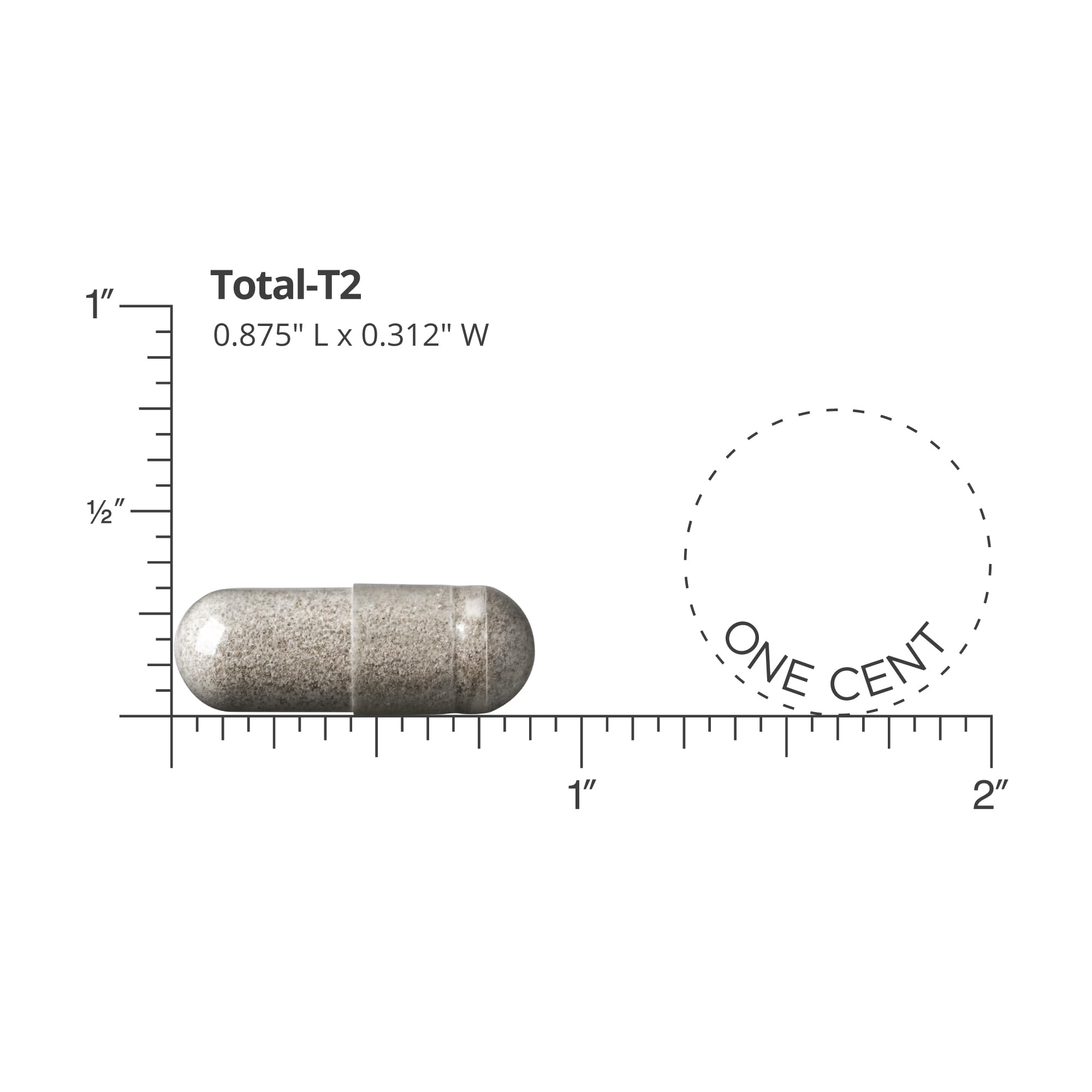 Nugenix Total-T2 junto a pesa que muestra tamaño y enfoque en fuerza