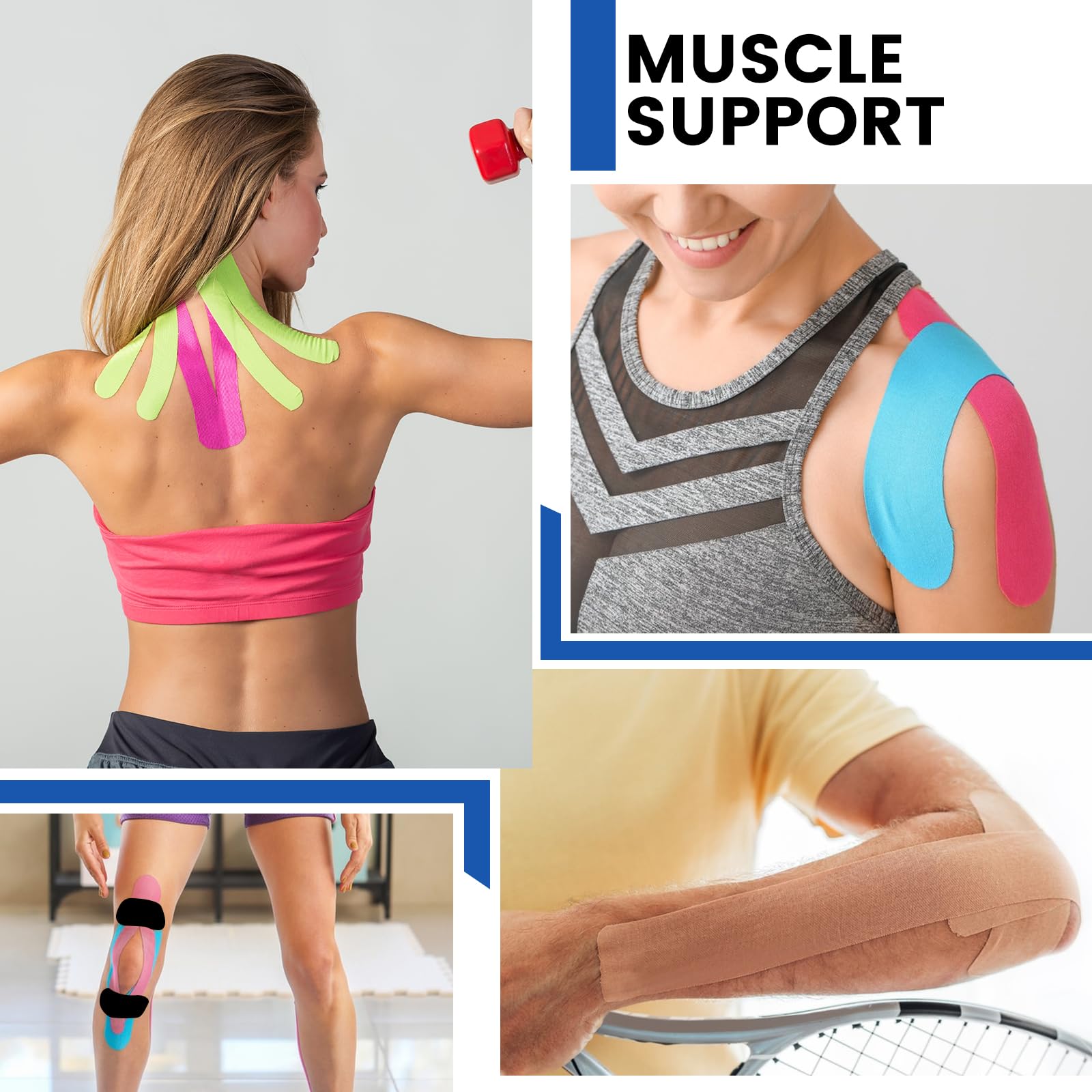 NUITPY rollos desplegados en 16 colores para codificar aplicaciones y combinar ropa