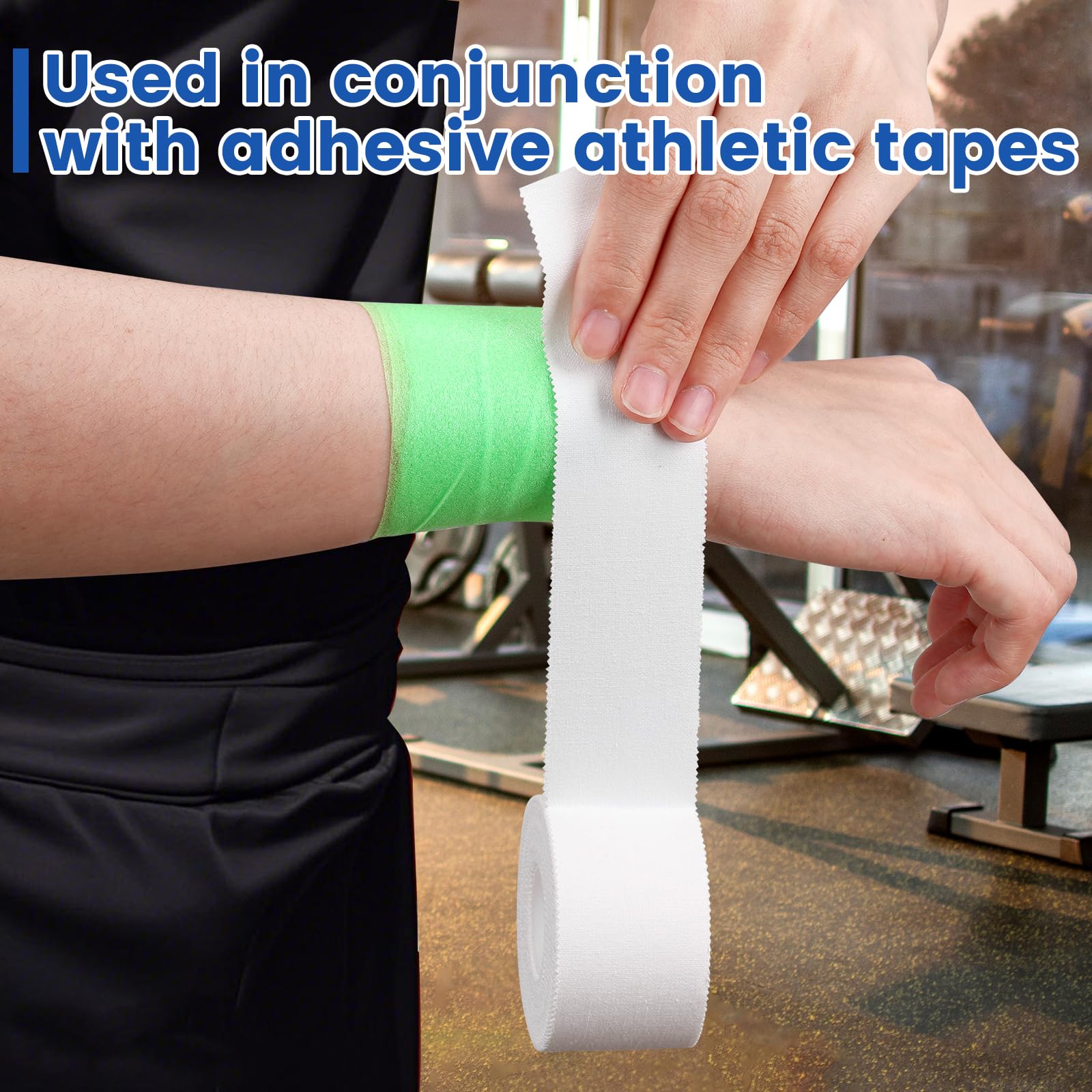 NUITPY rollo junto a regla para comparar dimensiones y longitud