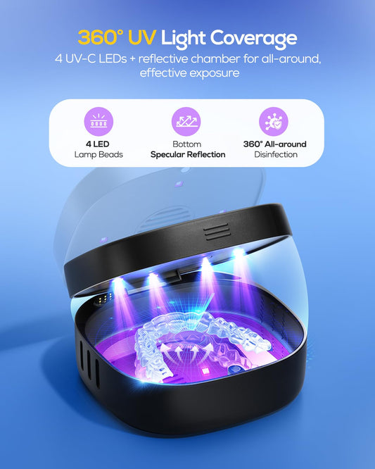 Nulaxy interior con ventilador visible que ayuda a secar retenedores