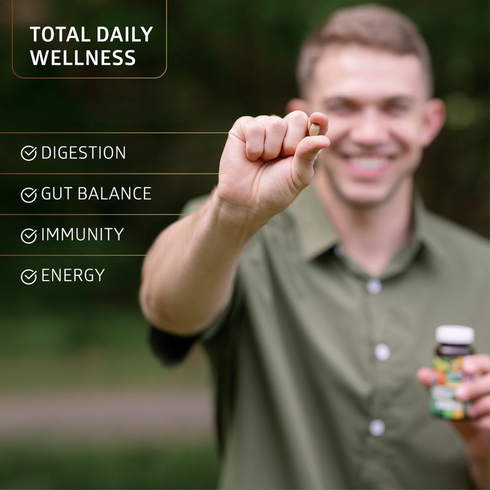Etiqueta de Number One Nutrition con lista de 28 ingredientes orgánicos visible