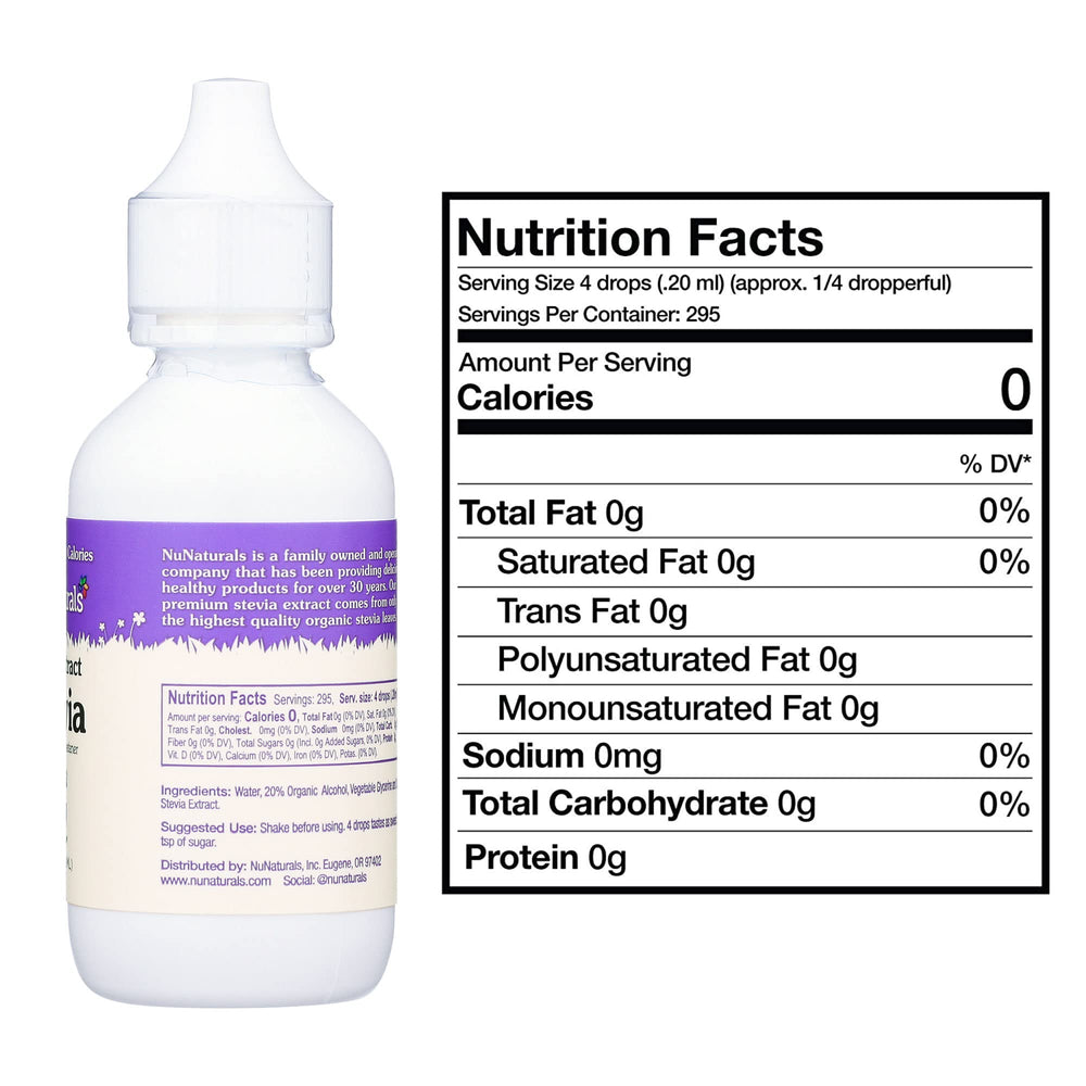 NuNaturals pack de dos botellas ordenadas, beneficio stock para uso prolongado