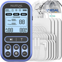 NURSAL dispositivo frontal mostrando controles y beneficio de uso fácil