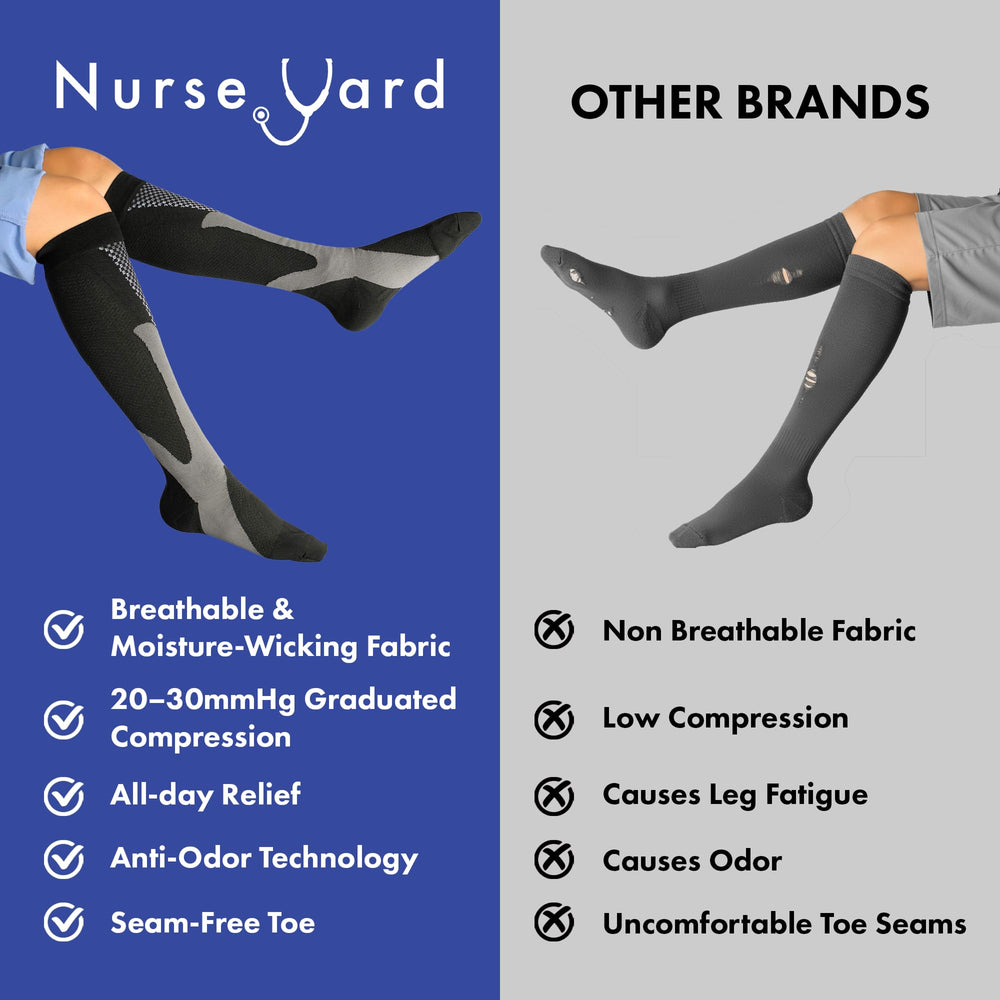 Nurse Yard calcetines en equipaje de mano ideal para viajes largos