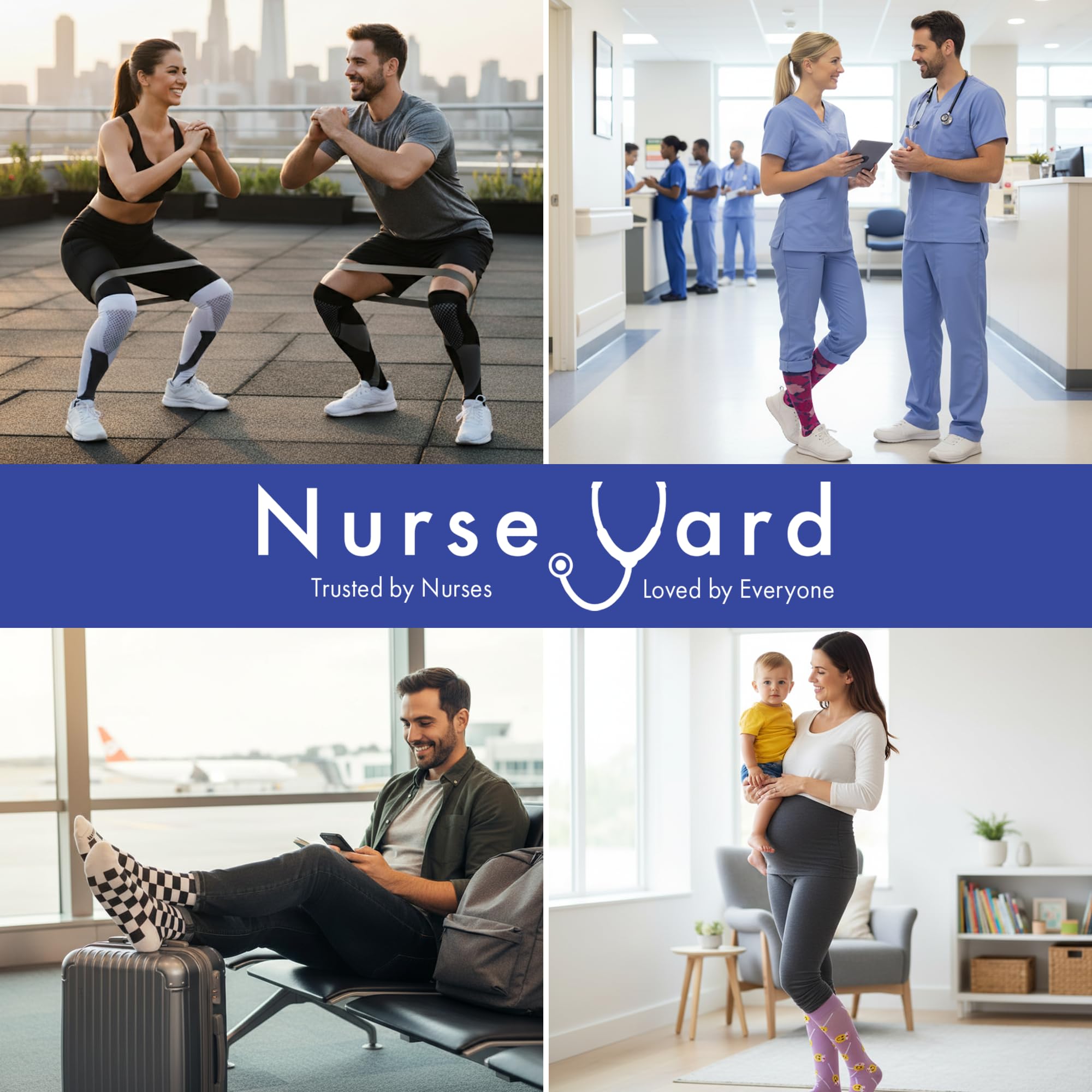 Nurse Yard close-up de tejido transpirable que mejora la comodidad