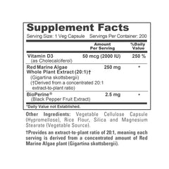 NusaPure etiqueta con información de ingredientes y certificaciones