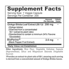 NusaPure etiqueta nutricional cerca para ver ingredientes y estándares cGMP, útil para verificación
