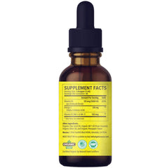 NUSAVA frasco junto a semillas de chía y aceite MCT mostrando ingredientes