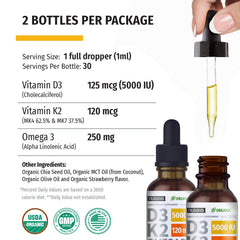 Aceites orgánicos en cucharas representando chía, MCT y oliva de NUSAVA