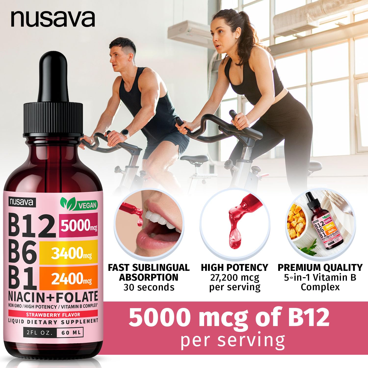 NUSAVA pack de cuatro frascos ideal para suministro prolongado